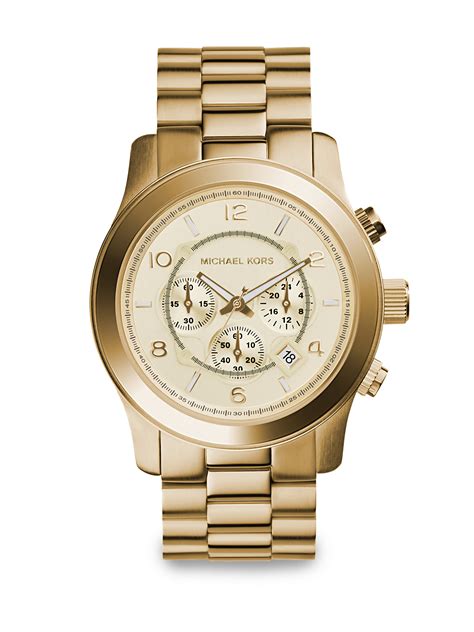 michael kors runway goud|Michael Kors runway watch.